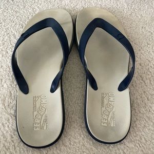 Ferragamo Rubber Thong Sandals